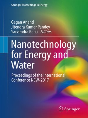 cover image of Nanotechnology for Energy and Water